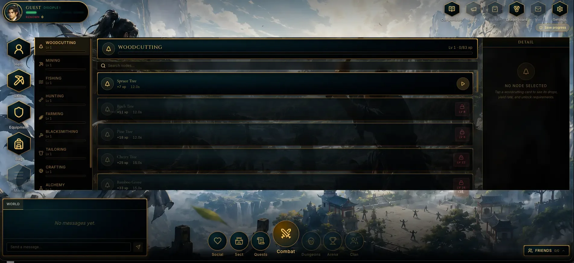 Idle skilling
