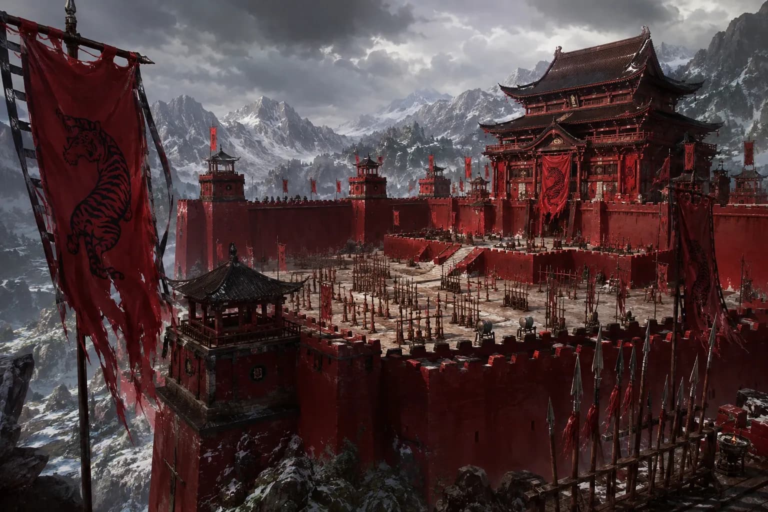 Crimson Tiger Guard — Hold the line a breath longer, and every counter lands with twice the weight.