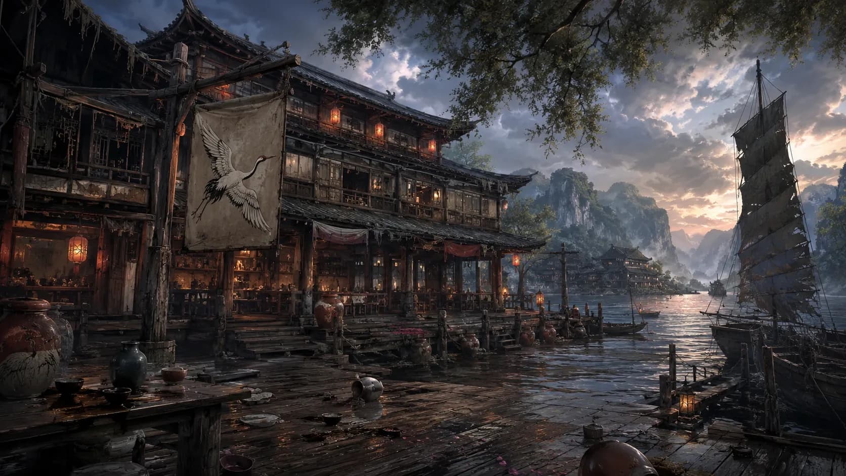 Drunken Crane Brotherhood — Stumble through the blow, and the wine answers with a strike no eye saw coming.